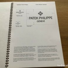 Relojes - Patek: PATEK PHILIPPE - PATEK PHILIPPE - LOGOTYPE ADVERTISING POINT OF SALE CORNER LITERATURE