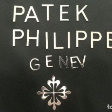 Relojes - Patek: LETRAS ORIGINALES DE EXPOSITOR DE RELOJES PATEK PHILIPPE. Lote 360403870
