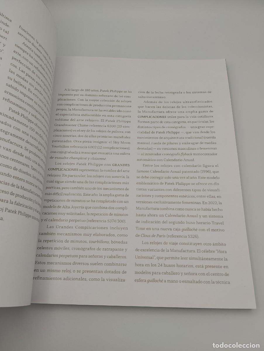 Relojes - Patek: Cat&aacute;logo Libro Patek Philippe 2022 Espa&ntilde;ol - Foto 7