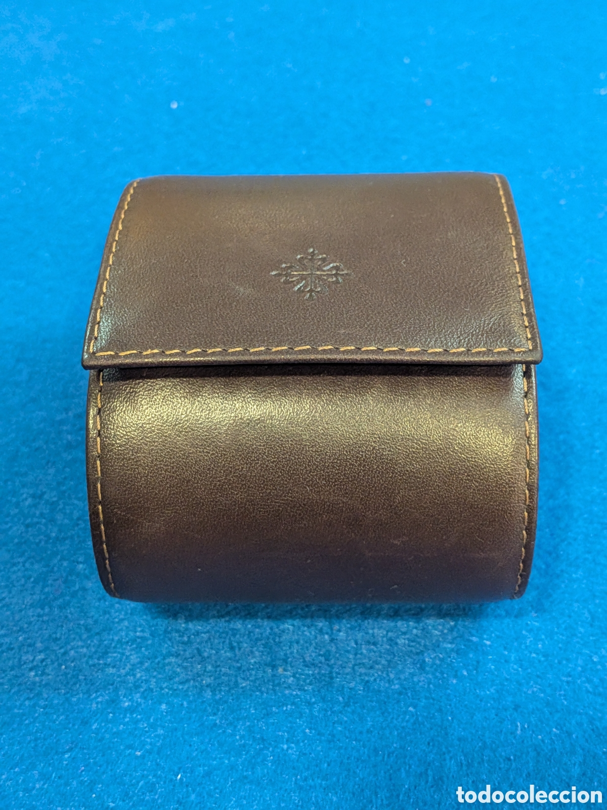 Relojes - Patek: Estuche de viaje en piel para reloj Patek Philippe. REF-8584.