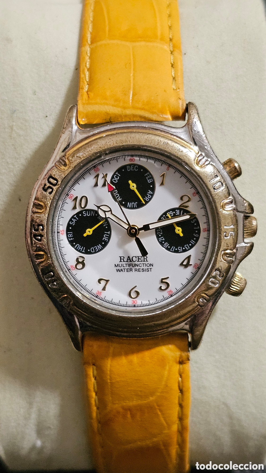 Relojes - Racer: Reloj Racer Multifunci&oacute;n Vintage, funcionando