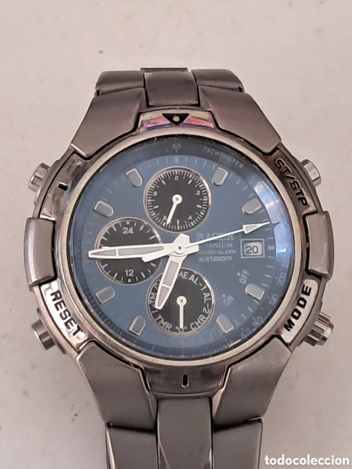 Relojes - Racer: RELOJ RACER TITANIUM, MODELO W70712. MADE IN JAPAN.