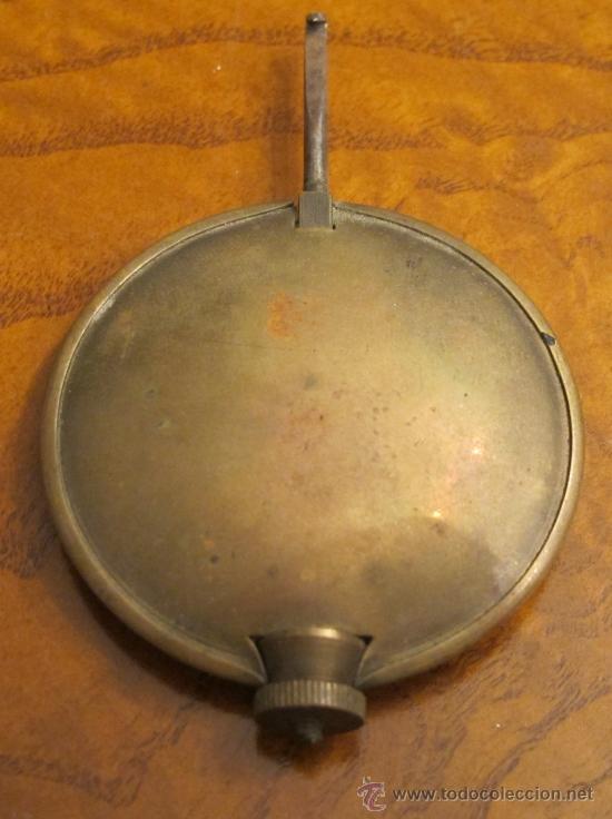 Recambios de relojes: ANTIGUO P&Eacute;NDULO RELOJ - PESADO - - Foto 3