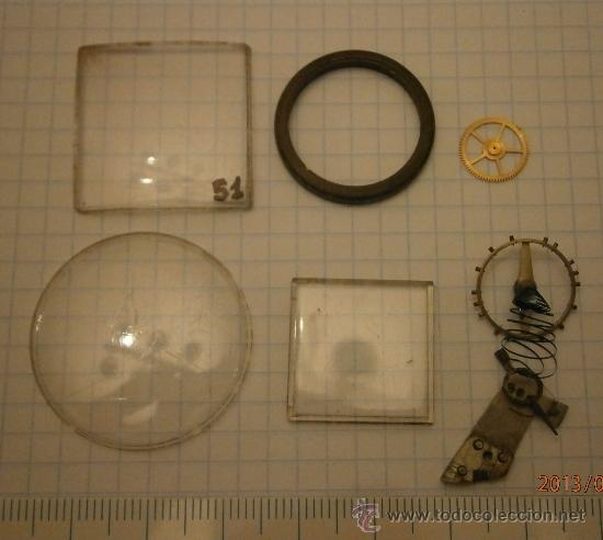Pi&egrave;ces de rechange de montres et horloges: Lote de varias piezas de reloj