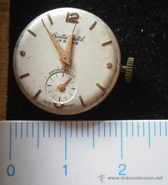 Pe&ccedil;as de reposi&ccedil;&atilde;o de rel&oacute;gios: Parte de reloj CRISTAL WATCH, swiss made