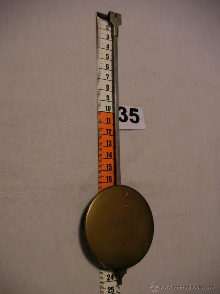 Recambios de relojes: ANTIGUO PENDULO DE RELOJ EN PERFECTO ESTADO - Foto 1