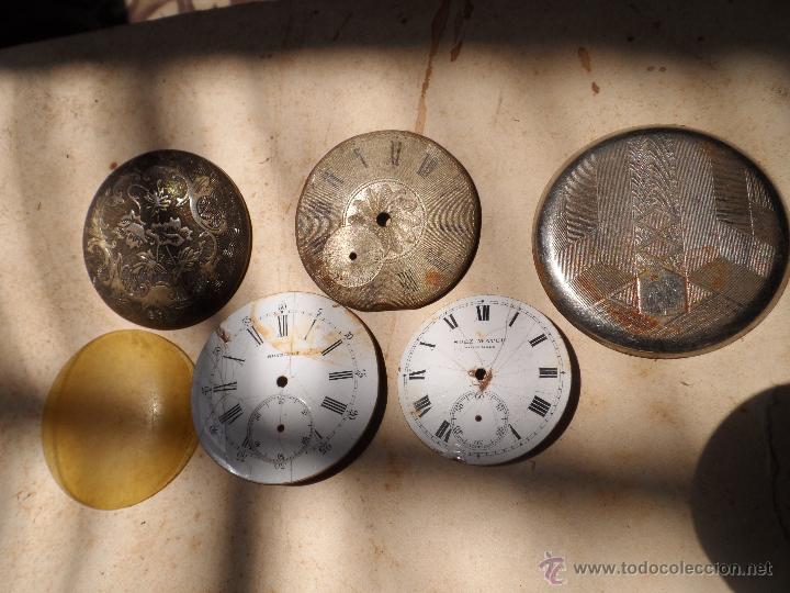 Recambios de relojes: reloj de bolsillo restos de reloj - Foto 1