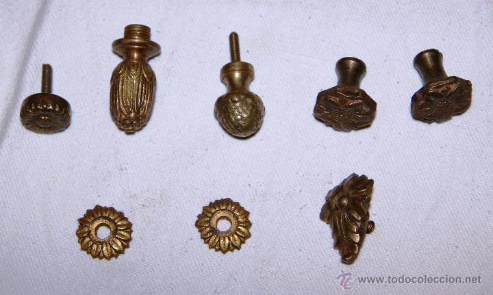 Recambios de relojes: LOTE DE ADORNOS DE BRONCE - Foto 1