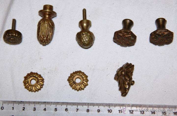 Recambios de relojes: LOTE DE ADORNOS DE BRONCE - Foto 2