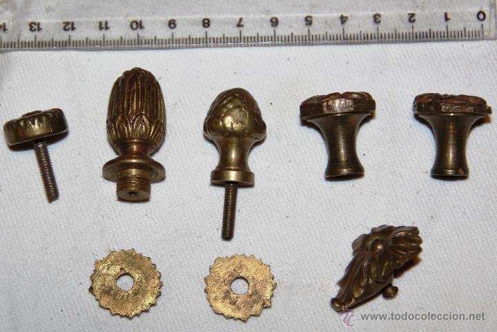 Recambios de relojes: LOTE DE ADORNOS DE BRONCE - Foto 3