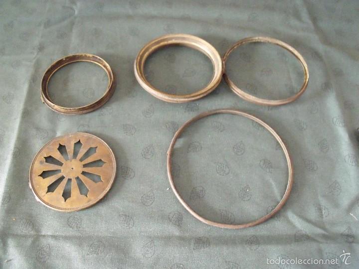 Ersatzteile f&uuml;r Uhren: 4 piezas para reloj sobremesa -maquina Paris- n&ordm; 9- lote 28