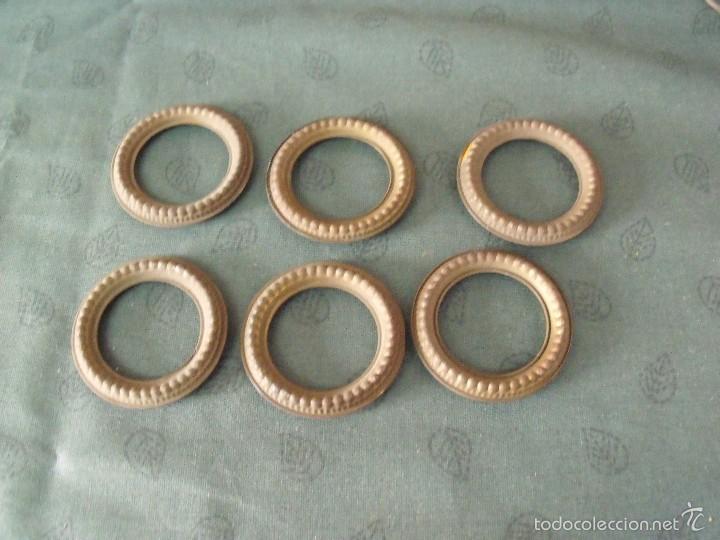 Ersatzteile f&uuml;r Uhren: 6 piezas antiguas en  lat&oacute;n para reloj o mueble - n&ordm; 19- lote 28