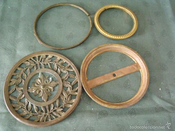 Ersatzteile f&uuml;r Uhren: 4 antiguas puertas para reloj sobremesa - n&ordm; 34 - lote 28