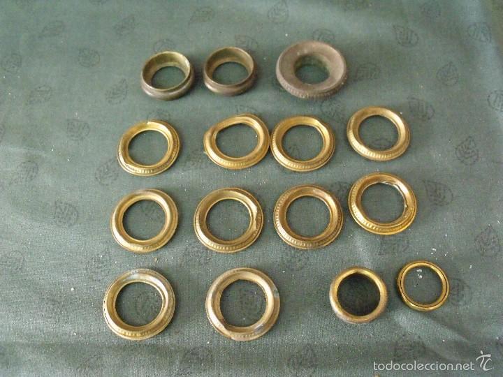 Recambios de relojes: 15 piezas en laton para reloj o mueble n&ordm; 37 lote 28