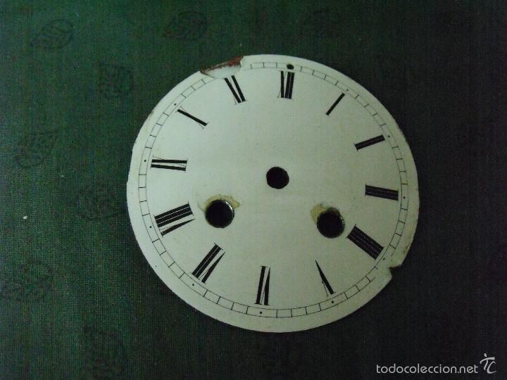 Pi&egrave;ces de rechange de montres et horloges: ESFERA DE PORCELANA para maquinaria Paris-n&ordm; 29-lote 30-