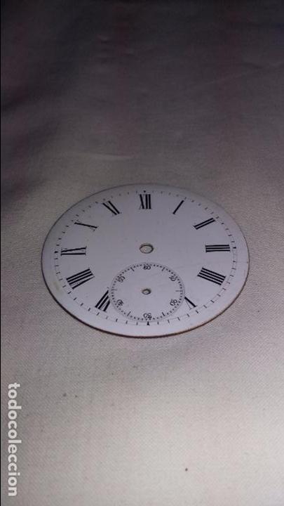 Recambios de relojes: ESFERA DE PORCELANA DE 4,65 CM DE DI&Aacute;METRO