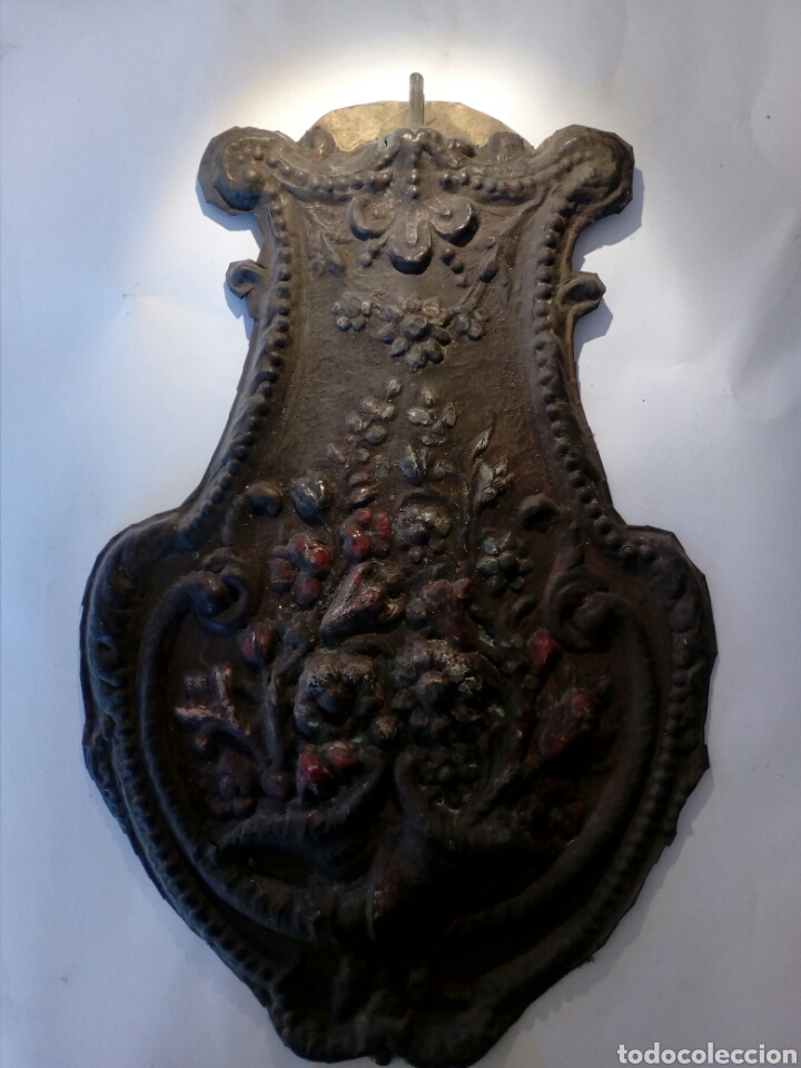 Recambios de relojes: Parte de p&eacute;ndulo de reloj de pared siglo XIX - Foto 1
