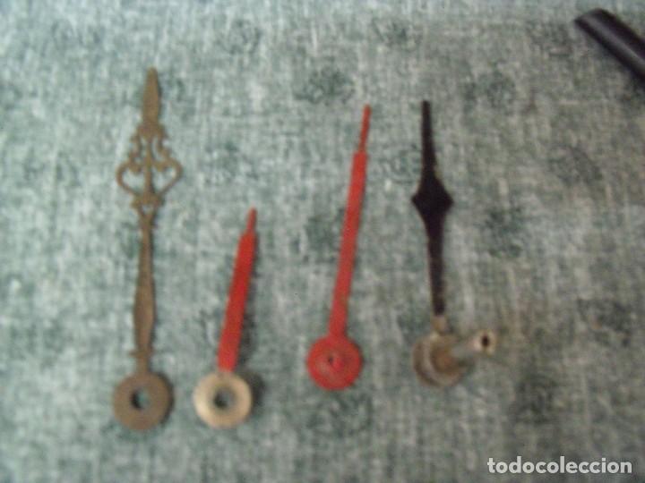 Pi&egrave;ces de rechange de montres et horloges: 4 agujas para reloj antiguas lote 44