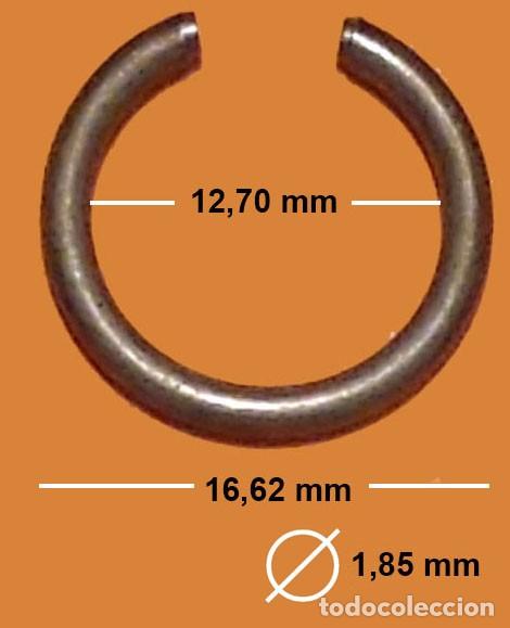 Ersatzteile f&uuml;r Uhren: ANILLA ASA PARA RELOJ BOLSILLO - VER MEDIDAS EN FOTO - X