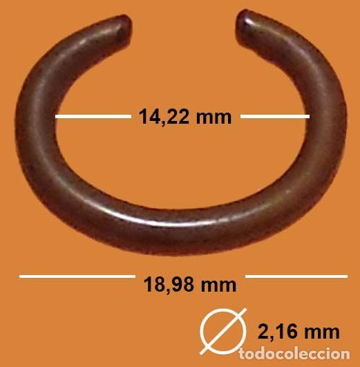 Ersatzteile f&uuml;r Uhren: ANILLA ASA PARA RELOJ BOLSILLO - VER MEDIDAS EN FOTO - X