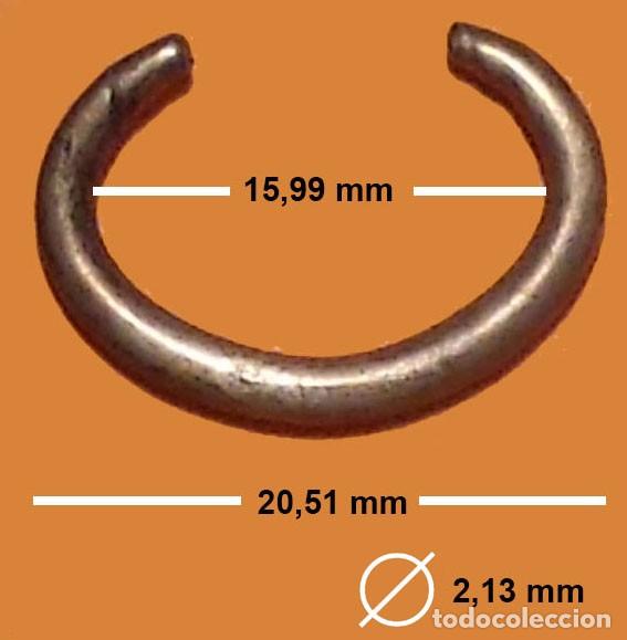 Ersatzteile f&uuml;r Uhren: ANILLA ASA PARA RELOJ BOLSILLO - VER MEDIDAS EN FOTO - X