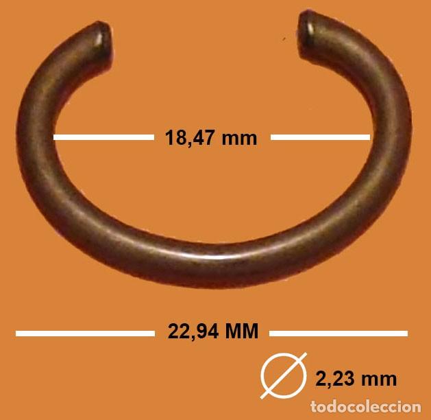 Ersatzteile f&uuml;r Uhren: ANILLA ASA PARA RELOJ BOLSILLO - VER MEDIDAS EN FOTO - X