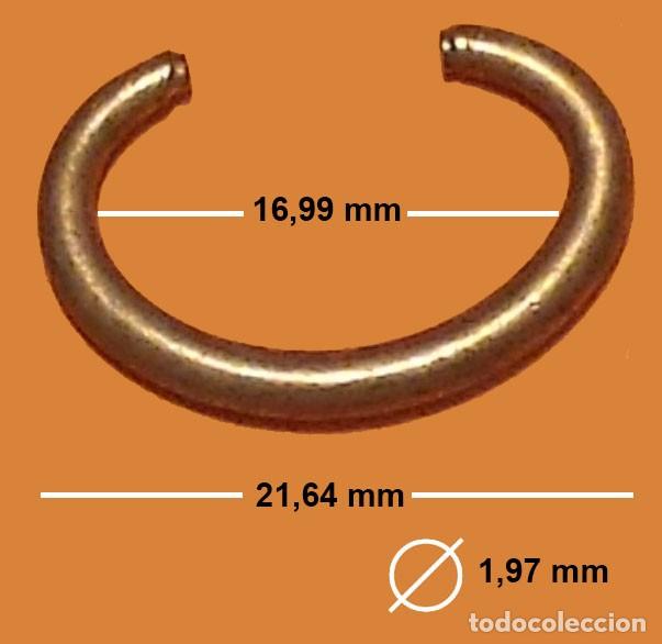 Ersatzteile f&uuml;r Uhren: ANILLA ASA PARA RELOJ BOLSILLO - VER MEDIDAS EN FOTO - X