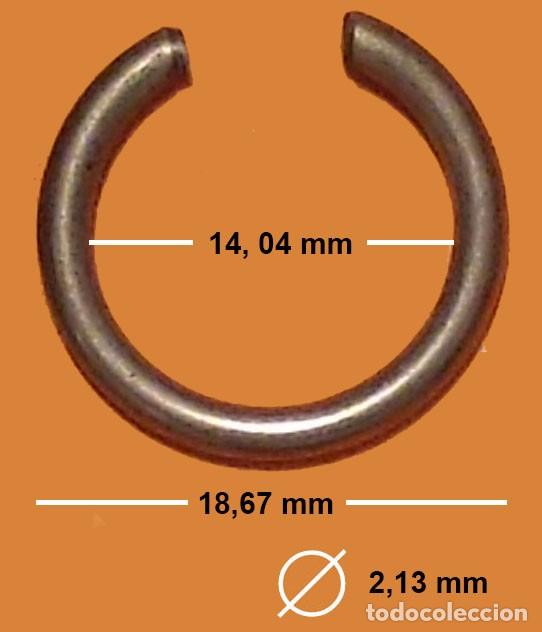 Ersatzteile f&uuml;r Uhren: ANILLA ASA PARA RELOJ BOLSILLO - VER MEDIDAS EN FOTO - X