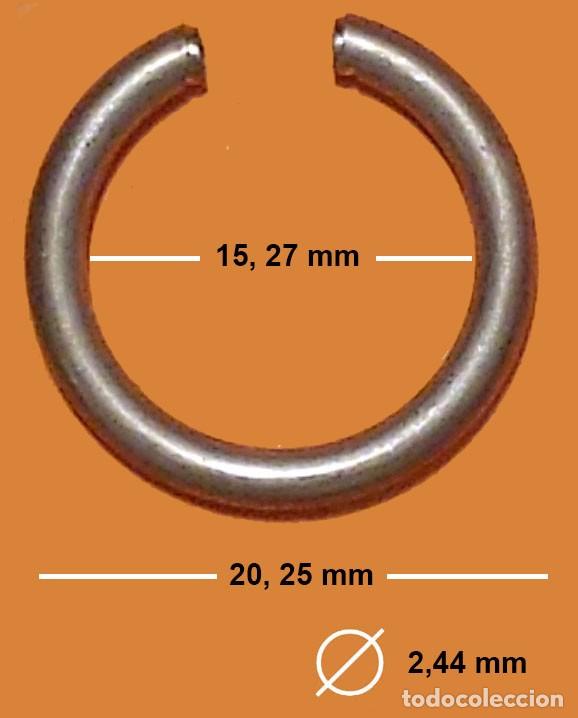 Ersatzteile f&uuml;r Uhren: ANILLA ASA PARA RELOJ BOLSILLO - VER MEDIDAS EN FOTO - X