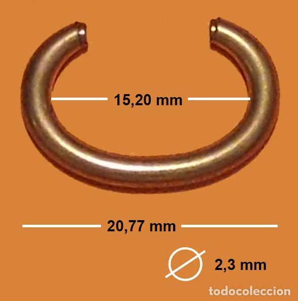 Ersatzteile f&uuml;r Uhren: ANILLA ASA PARA RELOJ BOLSILLO - VER MEDIDAS EN FOTO - X