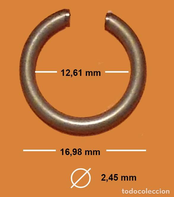 Ersatzteile f&uuml;r Uhren: ANILLA ASA PARA RELOJ BOLSILLO - VER MEDIDAS EN FOTO - X