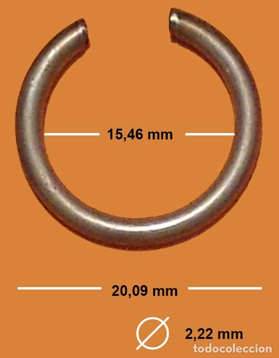 Ersatzteile f&uuml;r Uhren: ANILLA ASA PARA RELOJ BOLSILLO - VER MEDIDAS EN FOTO - X