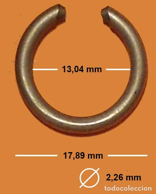 Ersatzteile f&uuml;r Uhren: ANILLA ASA PARA RELOJ BOLSILLO - VER MEDIDAS EN FOTO - X