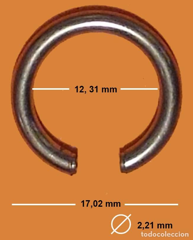 Ersatzteile f&uuml;r Uhren: ANILLA ASA PARA RELOJ BOLSILLO - VER MEDIDAS EN FOTO - X