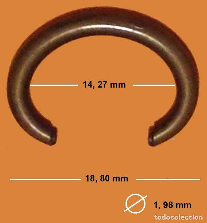 Ersatzteile f&uuml;r Uhren: ANILLA ASA PARA RELOJ BOLSILLO - VER MEDIDAS EN FOTO - X