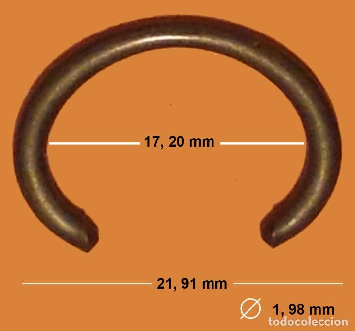 Ersatzteile f&uuml;r Uhren: ANILLA ASA PARA RELOJ BOLSILLO - VER MEDIDAS EN FOTO - X