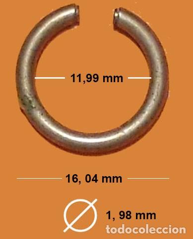 Ersatzteile f&uuml;r Uhren: ANILLA ASA PARA RELOJ BOLSILLO - VER MEDIDAS EN FOTO - X