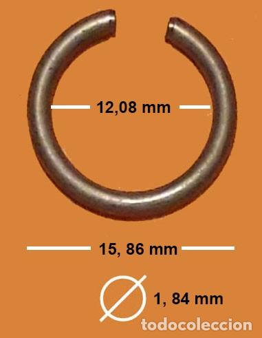 Pi&egrave;ces de rechange de montres et horloges: ANILLA ASA PARA RELOJ BOLSILLO - VER MEDIDAS EN FOTO - X