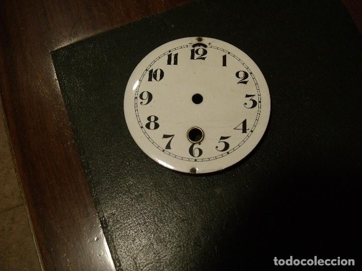 Recambios de relojes: UNA ESFERA ANTIGUA PARA RELOJ DESPERTADOR-porcelana- lote esferas