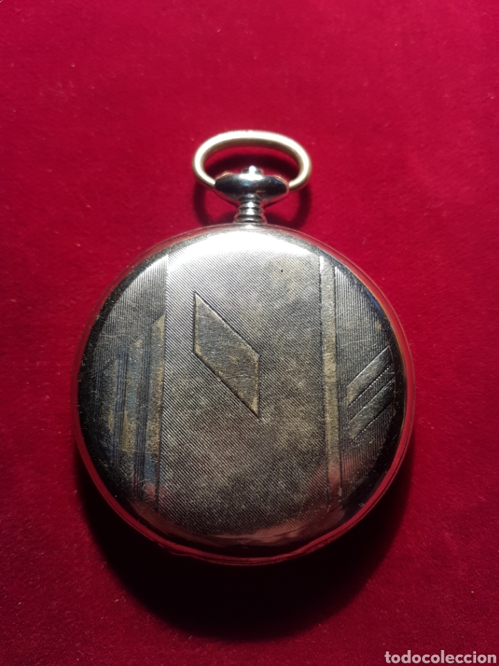 Spare Parts for Watches: Antigua carcasa plateada reloj bolsillo