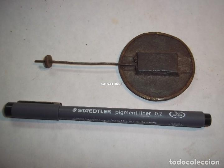 Recambios de relojes: PENDULO DE RELOJ .  11&acute;5 CENTIMETROS.56 GRAMOS - Foto 2