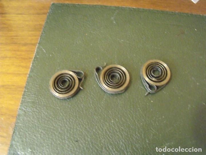 Recambios de relojes: 3 muelles reales- lote 110