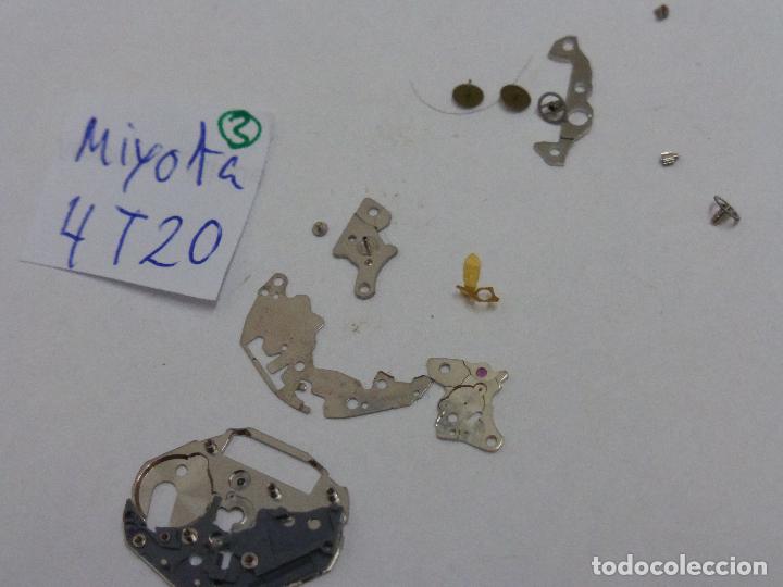 Ersatzteile f&uuml;r Uhren: Miyota 4 T20, restos de mecanismo