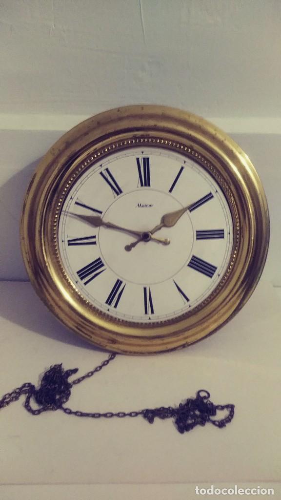 Pi&egrave;ces de rechange de montres et horloges: reloj MALCAR de pared circular para reparar