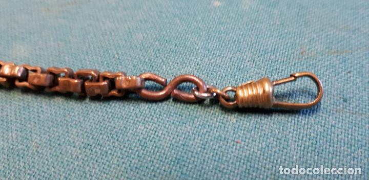Recambios de relojes: Cadena de reloj de bolsillo, reparada - Foto 2