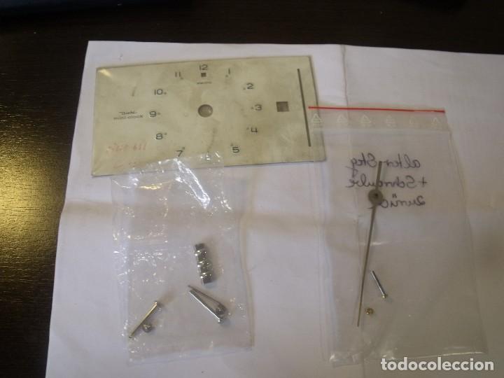 Recambios de relojes: LOTE DE PIEZAS REPARACION RELOJES- ESFERA - AGUJAS TORNILLERIA- LOTE 66