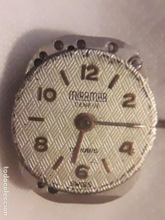 Recambios de relojes: Maquina de reloj marca Miramar Geneve Swiss 17 Rubis