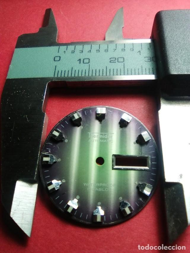 Recambios de relojes: esfera thermidor - verde - - Foto 1