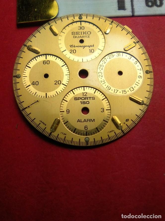 Recambios de relojes: seiko crono - esfera cava - Foto 1