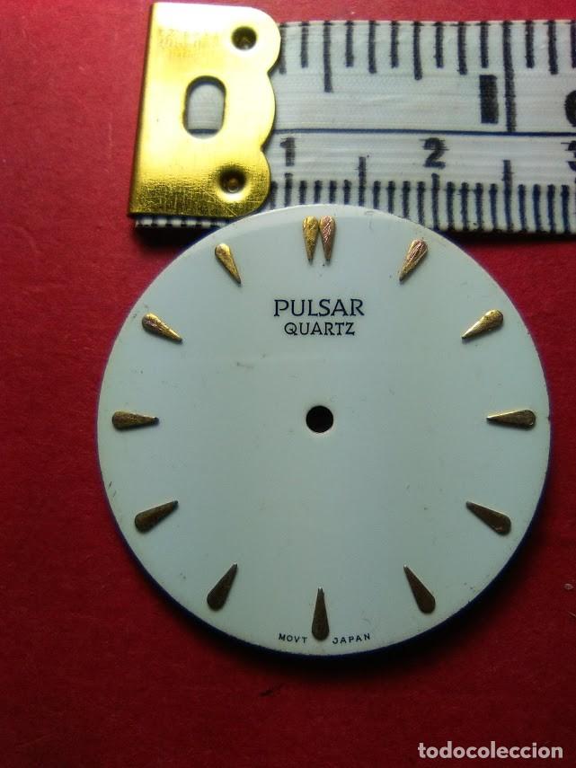 Recambios de relojes: esfera pulsar blanca
